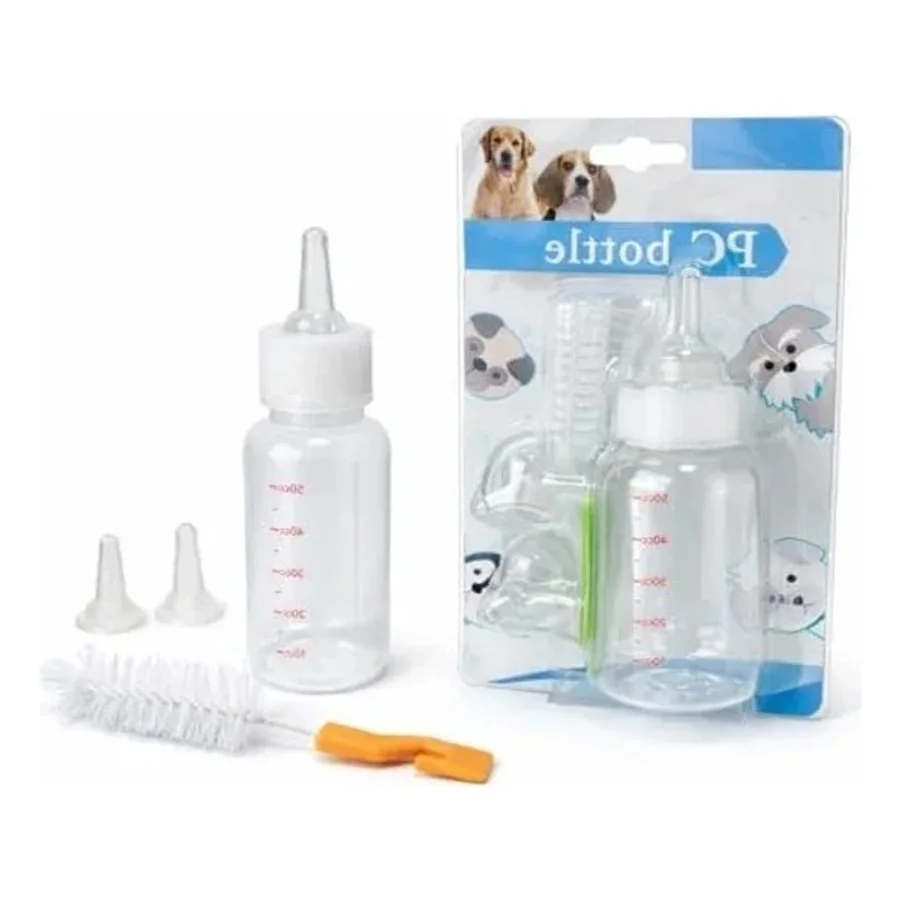 Erdo Ticaret Yavru Kedi ve Köpek Biberonu 50 Ml, Süt ve Mama Besleme Seti