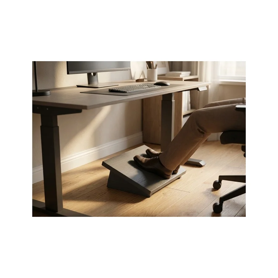 Ergonomik Ayak Rampası Masa Altı Ayak Standı - Antrasit