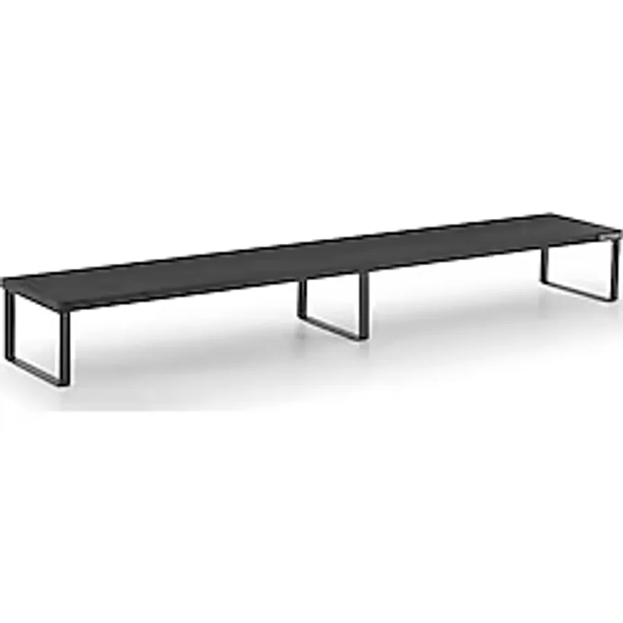 Ergonomik Metal Monitör Yükseltici - Şık ve Dayanıklı Masaüstü Standı Monitör Standı 100x20x14