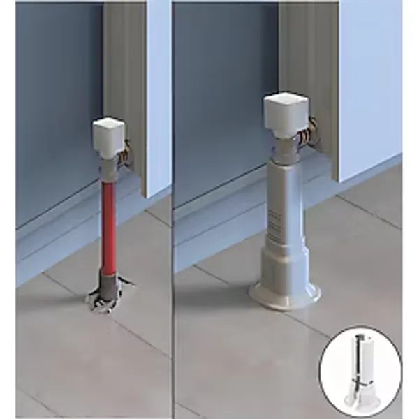 ERGÜL Beyaz Radyatör Boru Gizleme Ayağı Tekli Petek Aksesuarı 6 Cm - 16 Cm Arası Ayrlanabilir (6 Adet)