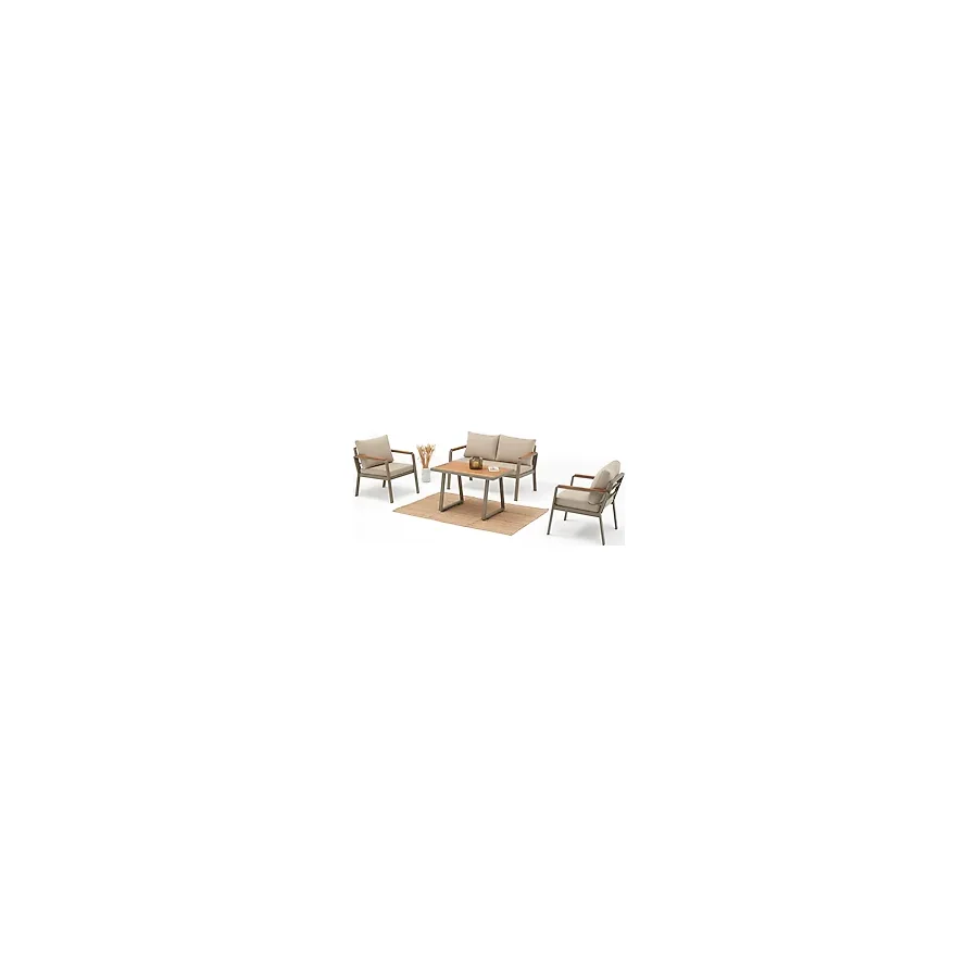 Erinöz Parma 2+1+1+Sehpa Bahçe & Balkon Takımı