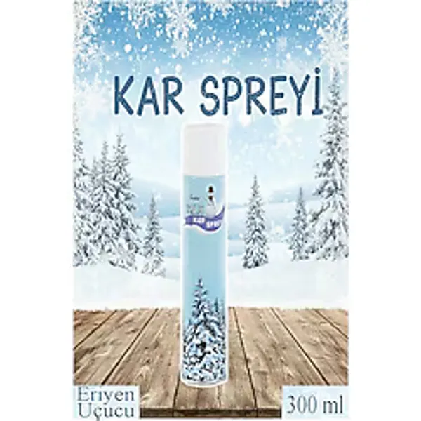 Eriyen Kar Spreyi 300Ml Büyük Boy Leke Yapmaz Yılbaşı Noel Düğün Kına Bekarlığa Veda Bride Parti Şov Köpüğü Sprey