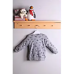 Erkek Bebek Pijama Eşofman Takımı Siyah