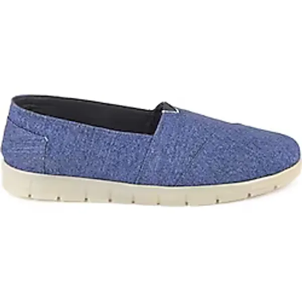 Erkek Keten Espadril Ayakkabı - Mavi - 44