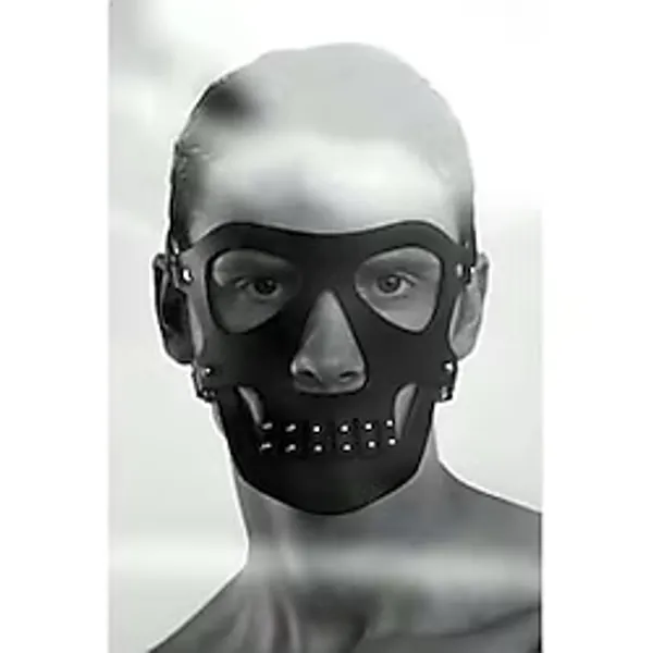 Erkek Maske, Deri Maske, Parti Maskesi, Maske (Kırmızı)