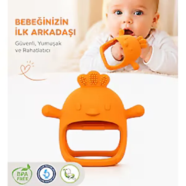 ERMA HOME Bebek Diş Kaşıyıcı - Diş Kaşıma Eldiveni Yenidoğan Dişlik