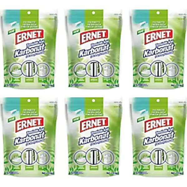 Ernet 1.5 kg 6'lı Paket Temizlik için Karbonat