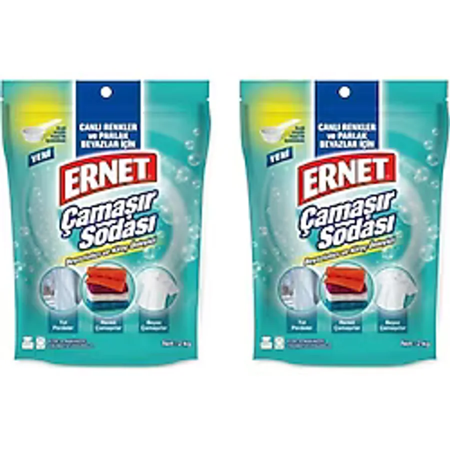 Ernet 2 kg 2'li Paket Çamaşır Sodası