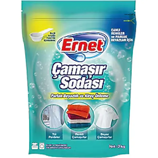 Ernet 2 kg 3'lü Paket Çamaşır Sodası