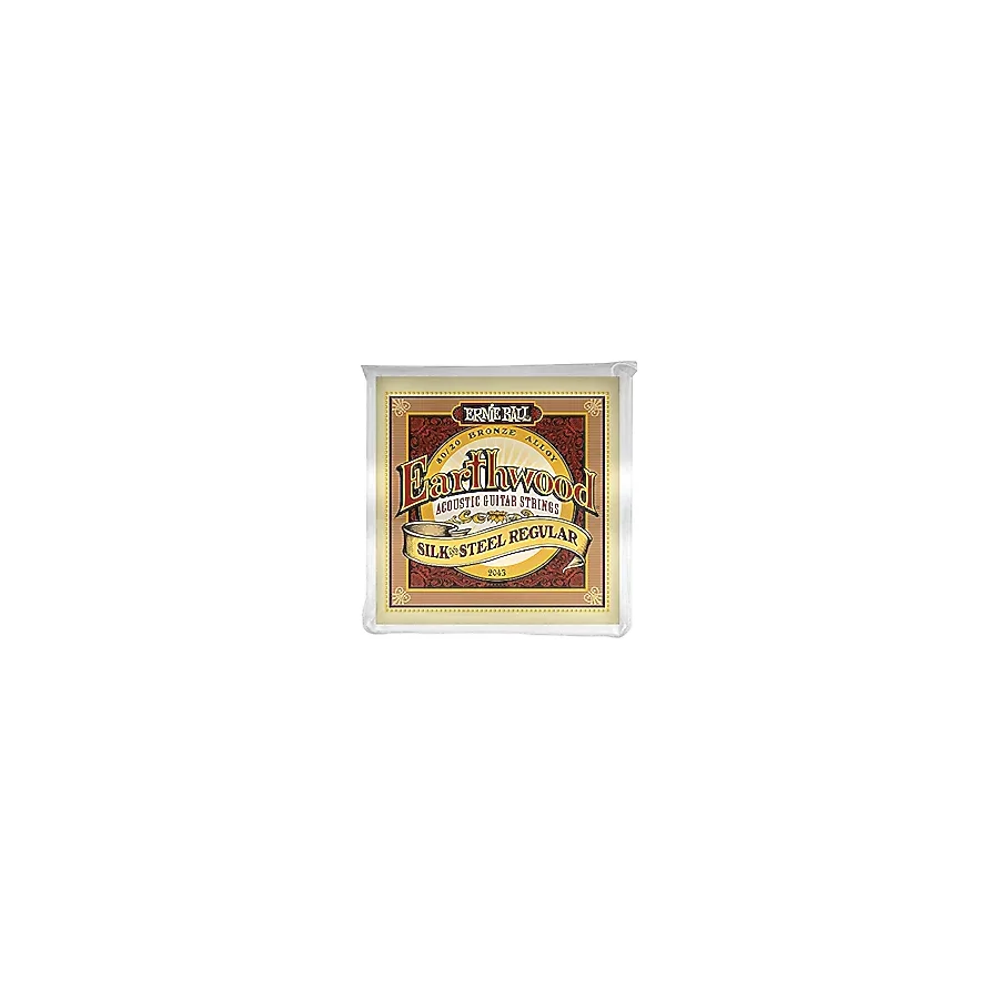 Ernie Ball Earthwood Silk & Steel Normal Akustik Gitar Telleri, 80/20 bronz, ölçü 13-56