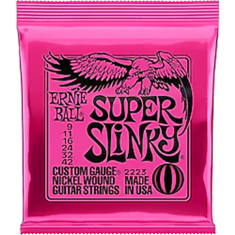 Ernie Ball P02223 Super Slinky 09-42 Elektro Gitar Teli