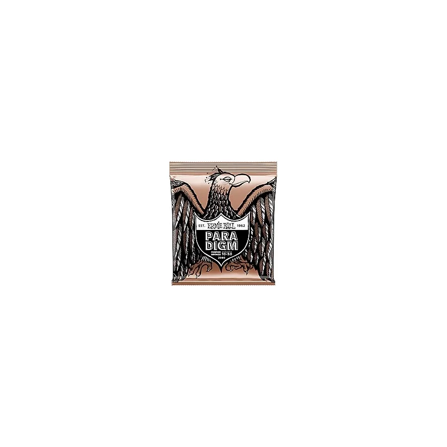 Ernie Ball Paradigma Ekstra Hafif Fosfor Bronz Akustik Gitar Telleri, Ölçü 10-50