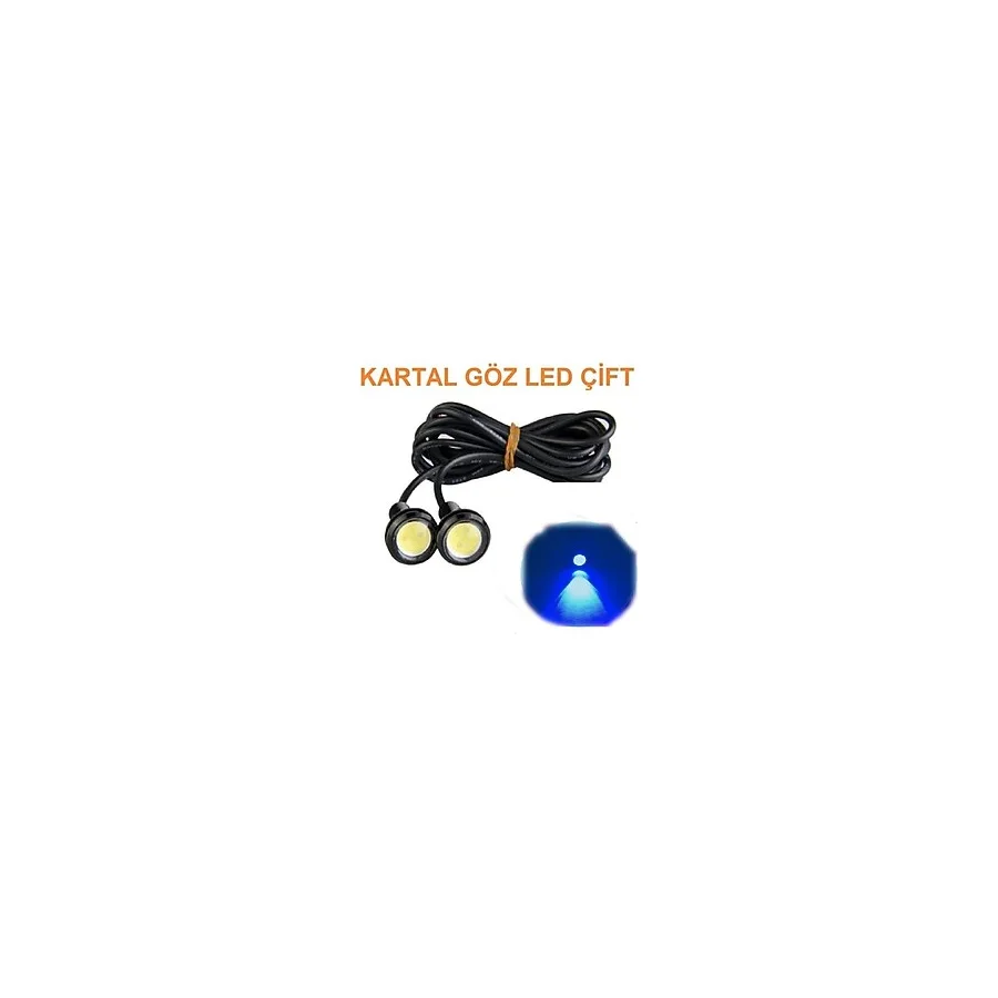 EROĞLU Ayna Altı Ice Blue Led Kartal Gözü Gündüz Farı Eagle Led Civatalı