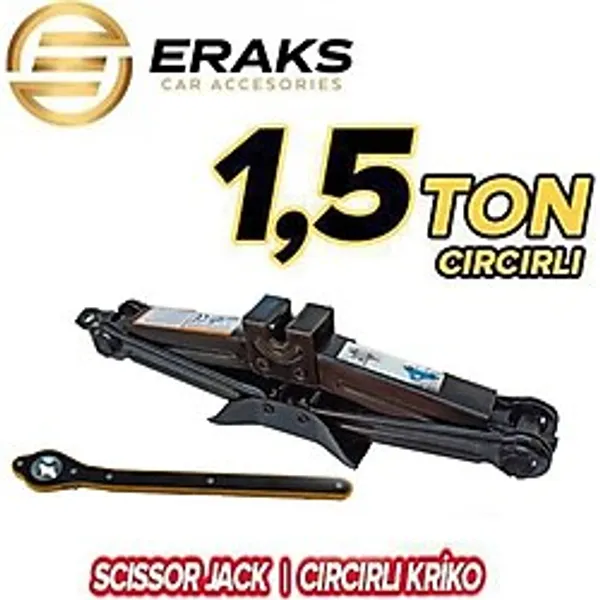 eroglu scissor jack circirli 1 5 ton dayanikli yeni uretim guclu