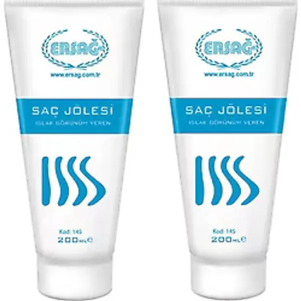 Ersağ Islak Görünüm Saç Jölesi 200 ml 2 Adet
