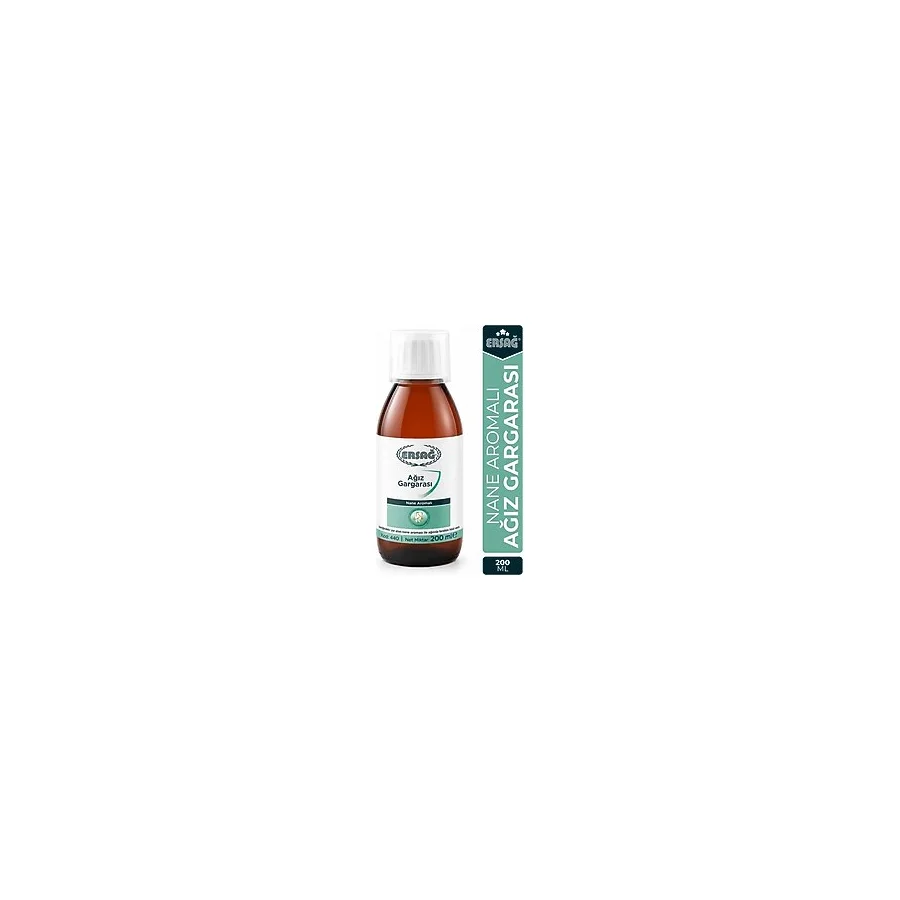 ERSAĞ Nane Aromalı Ağız Gargarası 200 ML