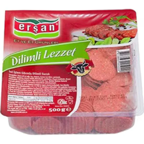 Erşan 500 gr Dilimli Dana Sucuk