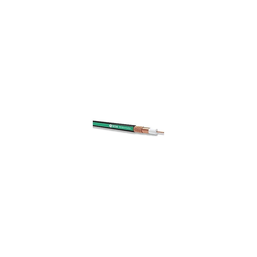 Erse RG6U6 13 m Bakır Cu/Cu Uydu Anten Kablosu