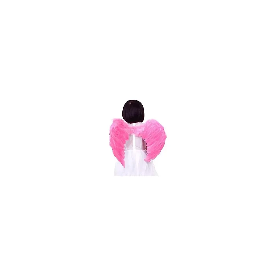 Erseyy Parti Kostüm Pembe Renk Bebek Boy Küçük Melek Kanadı 40X55 cm