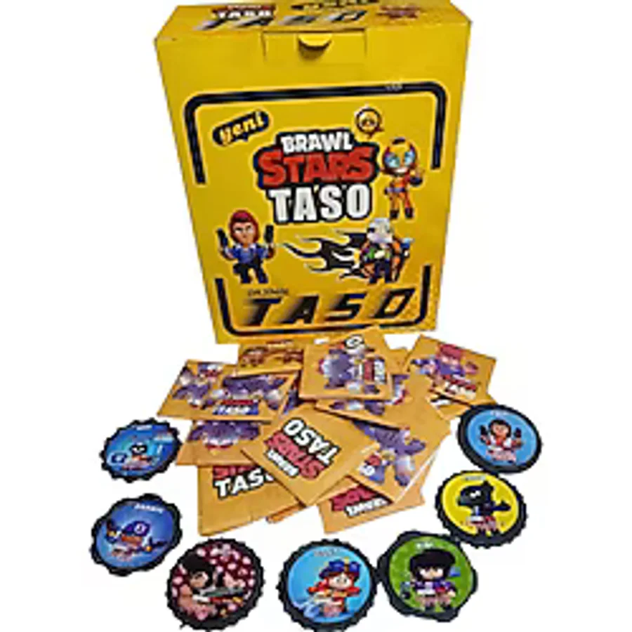 Ertoys Store Brawl Stars Karakter Taso Renkli Koleksiyon Taso - 25 ADET