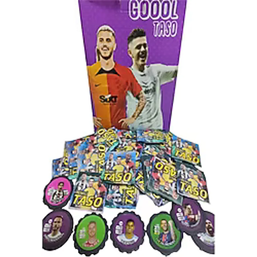 Ertoys Store Futbolcu Tasoları Goool Taso nostaljik - 75 ADET