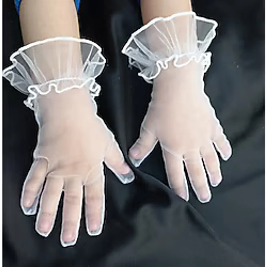 es moda shop Baby bella kız çocuk eldiven beyaz