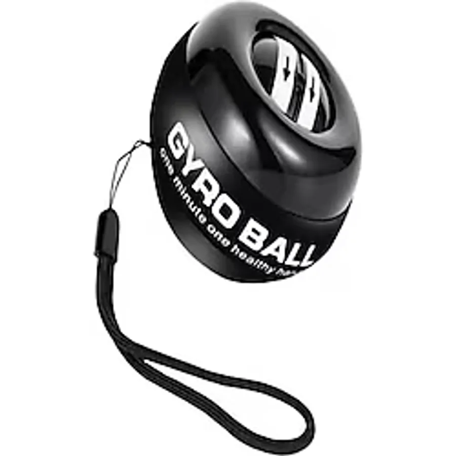 esareticaret Bilek Güçlendirme Aleti, Gyro Ball, Siyah