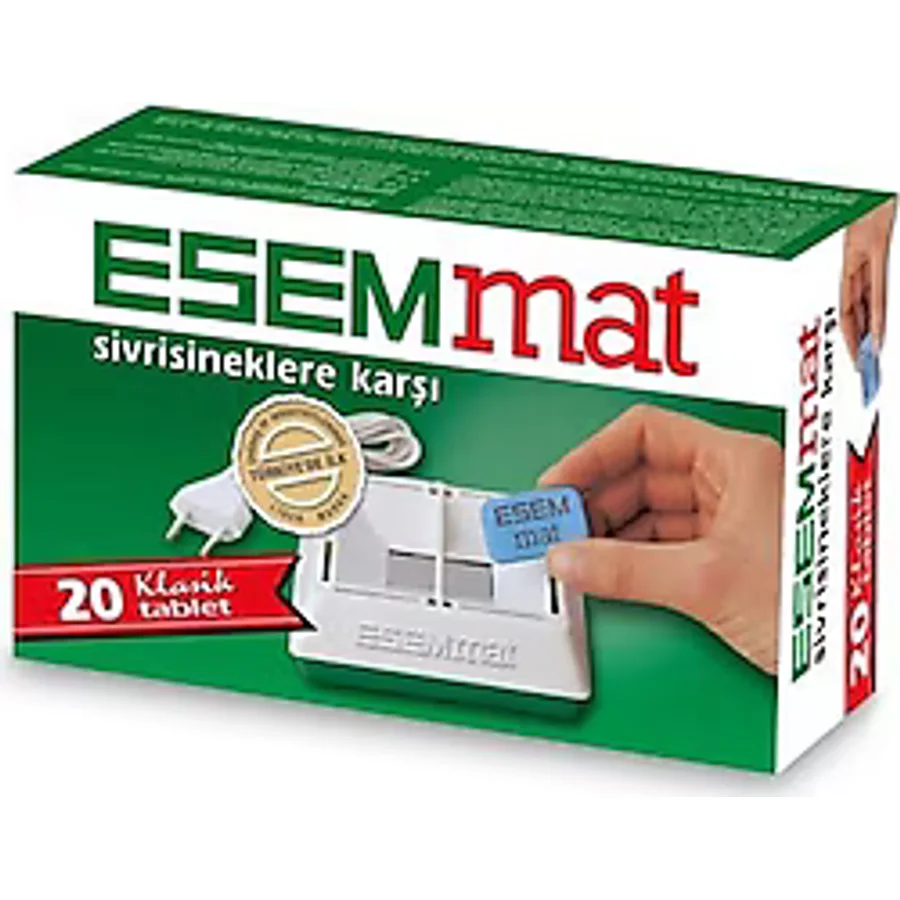 Esemmat Sivrisinek Kovucu Tablet 20'li