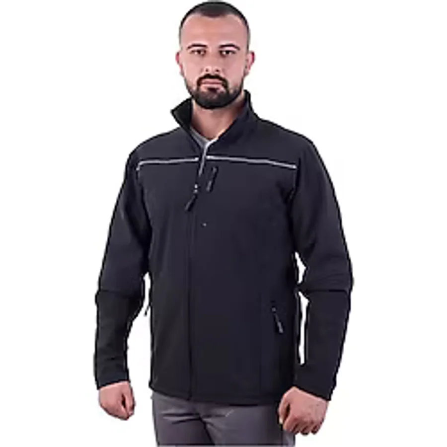Eser - Softshell Yonetici Montu - Siyah