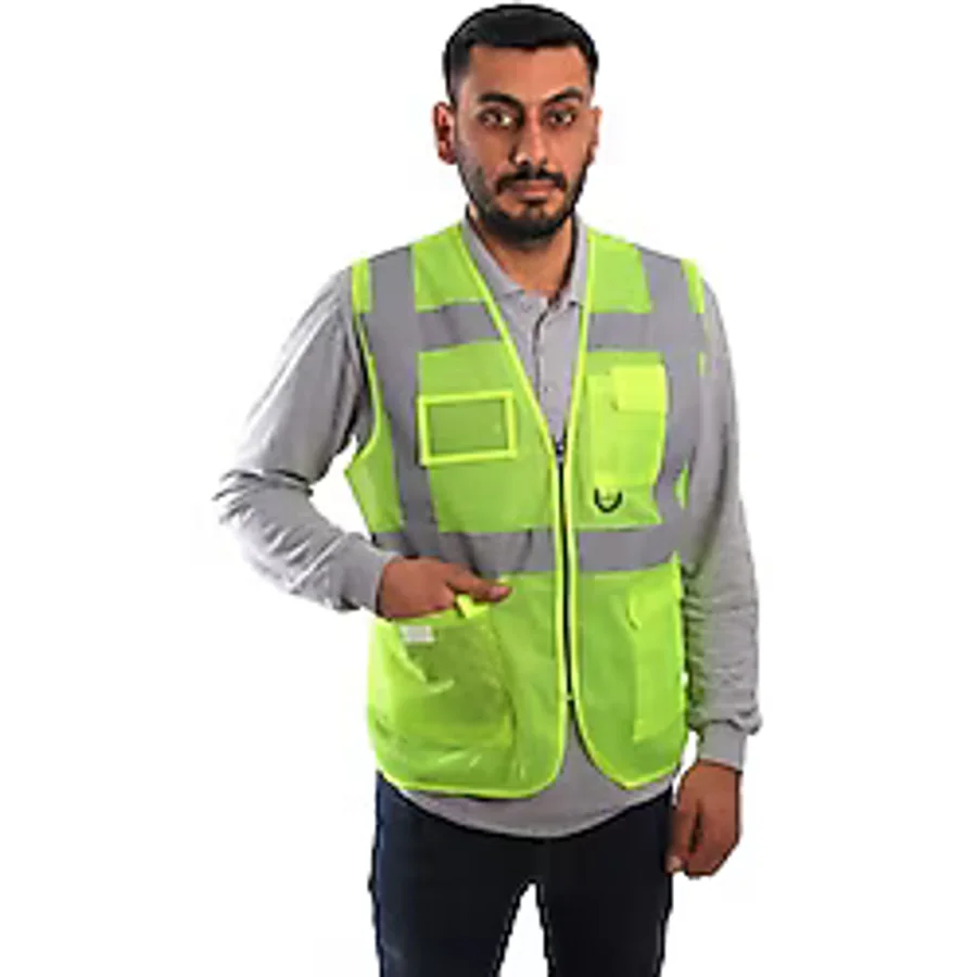 Eserıs Mühendis Tipi Ikaz Yeleği Sarı - XL