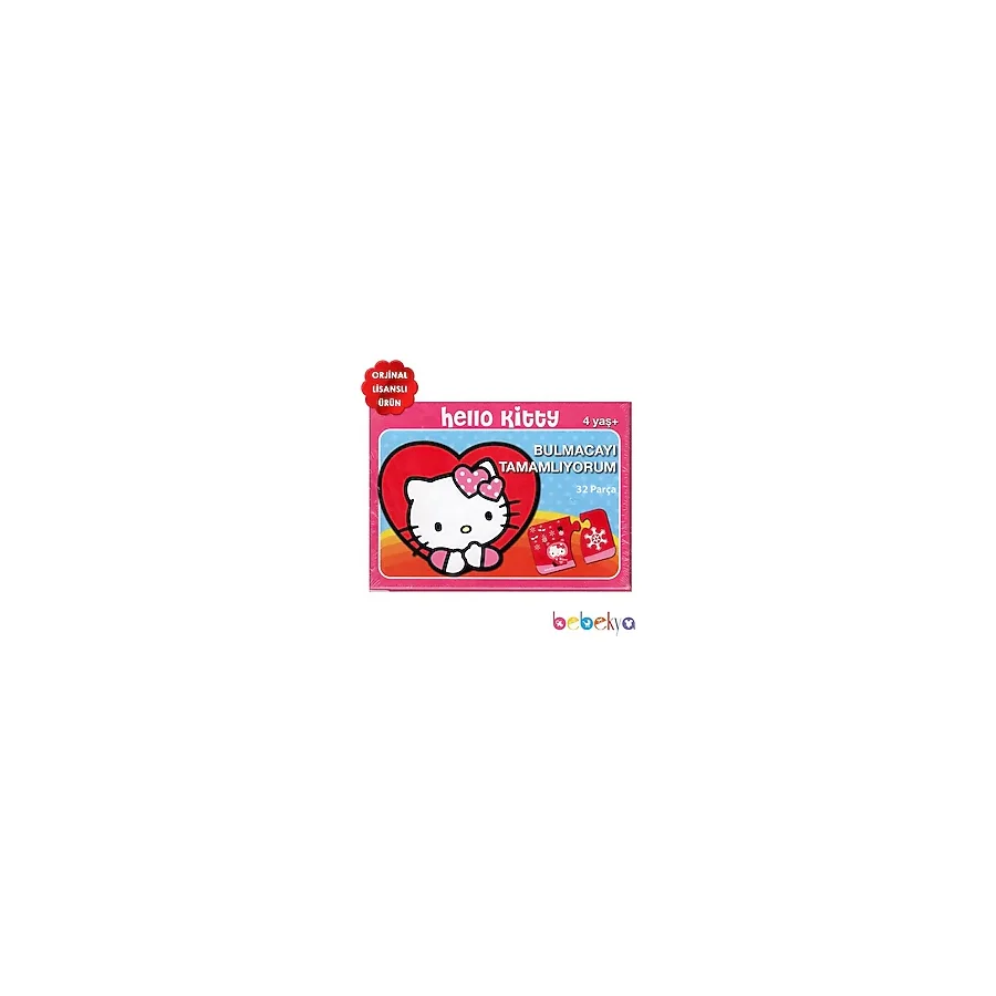 Eşleştirme Yapboz Kartları 32 Parçalı Puzzle Hello Kitty