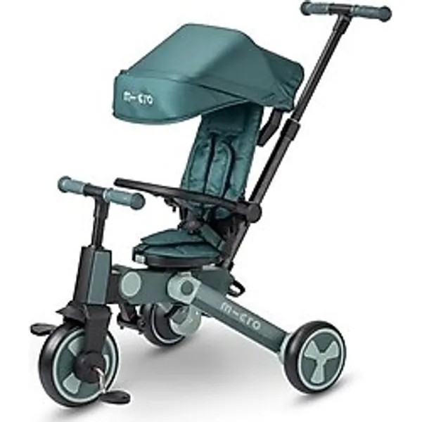 Esplendor Micro 4in1 Katlanabilir Bisiklet Matcha, 6 Aydan 6 Yaşa Kadar, 360° Dönebilen Koltuk, Ebeveyn Kontrol, Akıllı Kilitleme Freni ve Yıkama Koltuğu - Abanoz