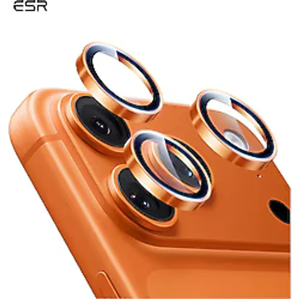 ESR Armorite Kamera Lens Koruyucu iPhone 14-15-16-17 Pro/Pro Max (Turuncu)