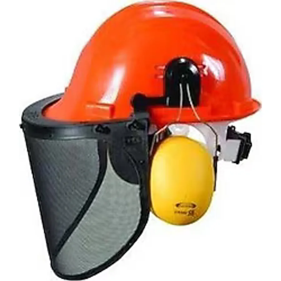 Essafe GE-1280-4 Kulaklık + Vidalı Vizör Baret