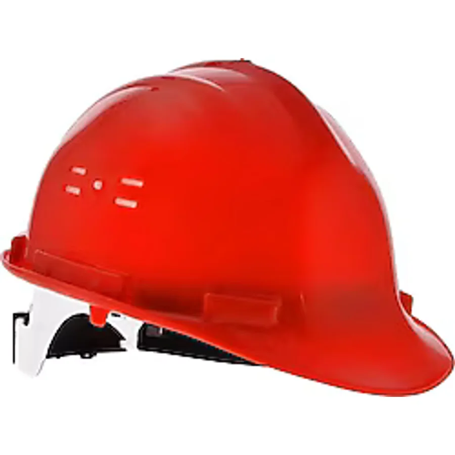 Essafe GE-1548 Vidalı Hava Delikli Kırmızı Baret