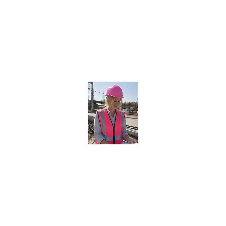 Essafe Pembe Baret Ayarlanabilir Başlıklı Mühendis Baret Kadınlara Özel