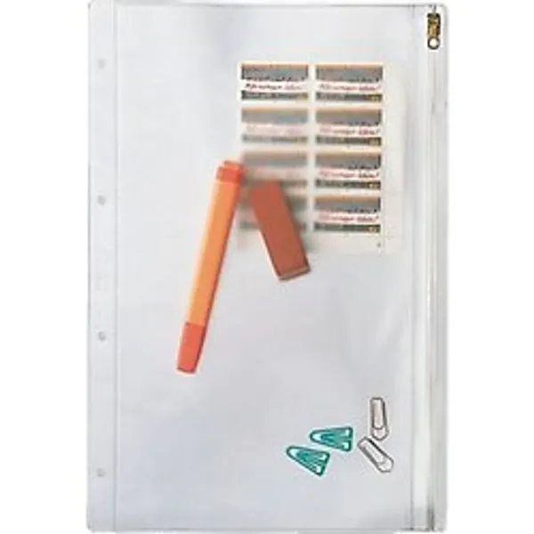 Esselte 4112 Fermuarlı A4 Poşet Dosya (5 li Paket)