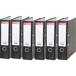 Esselte Ekonomi Siyah Geniş Klasör 6'lı Paket