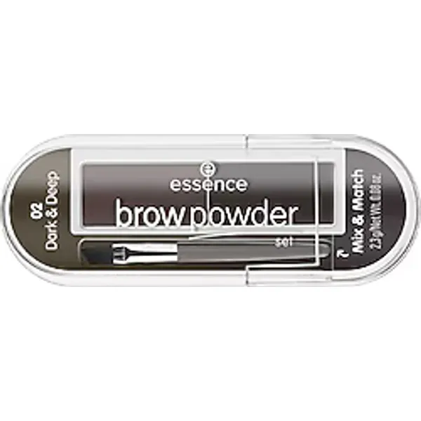 Essence Brow Powder 02 Dark & Deep Kaş Farı