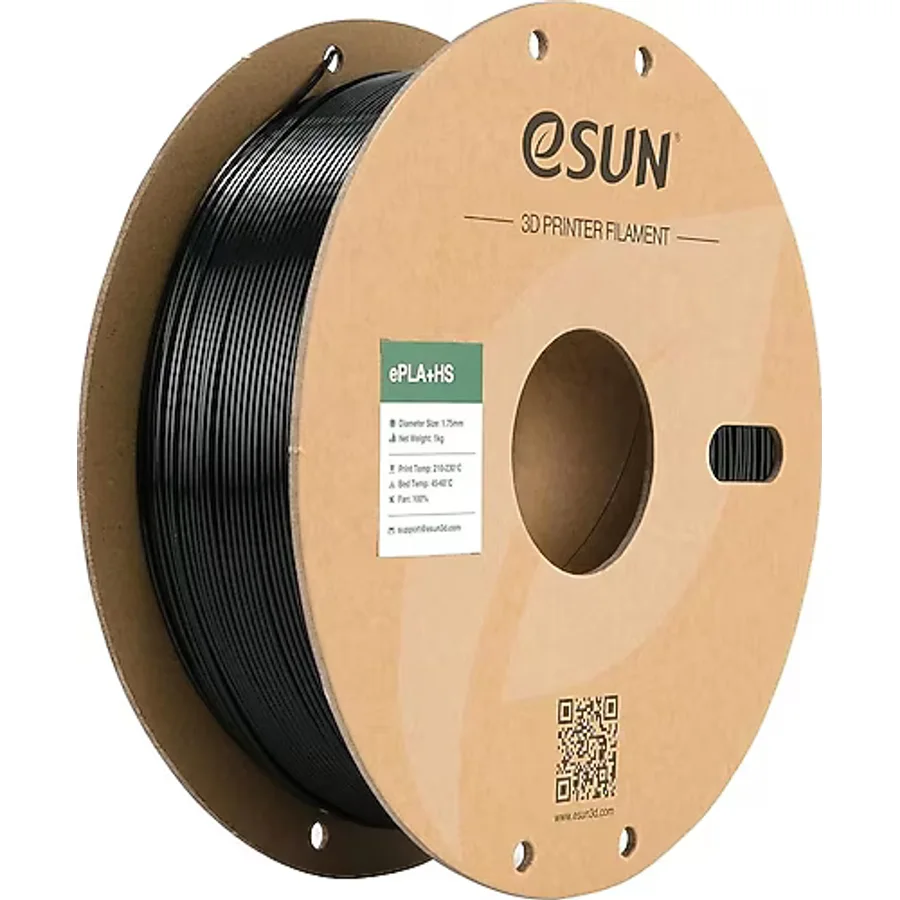 Esun Pla-Hs Siyah Filament 1.75Mm 1Kg - Yüksek Hız Uyumlu Pla+