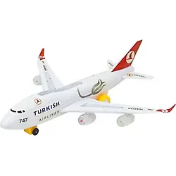 Ethem Oyuncak THY Pilli Işıklı Uçak (ITEM KOD : 266B-4)