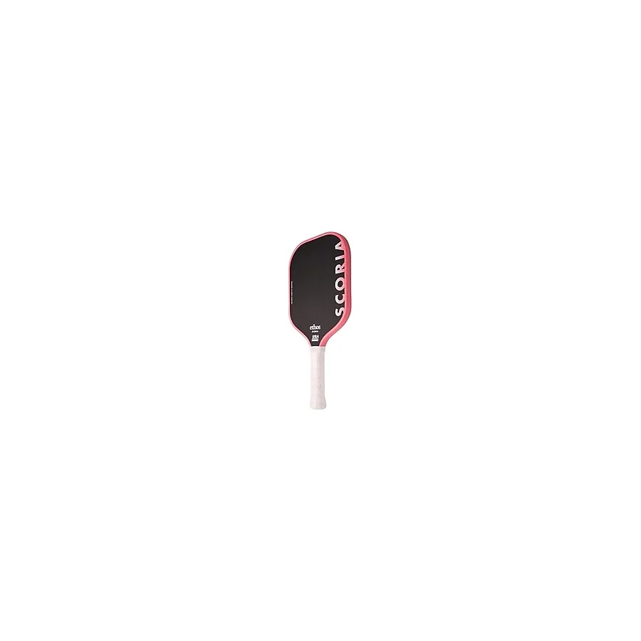 ETHOS PICKLEBALL Karbon Fiber Pickleball Paddle SCORIA - ABD Turnuva Oyunu İçin Onaylandı - Karbon Fiber Turşu Topu Raketi - Maksimum Döndürme ve Kontrol Edilebilir Güç (Mercan)
