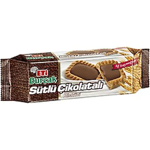Eti Burçak Sütlü Çikolatalı Bisküvi 114 gr 12'li