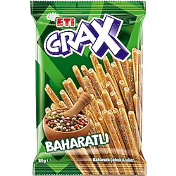 Eti Crax Baharatlı Çubuk Kraker 80 g x 17 Adet