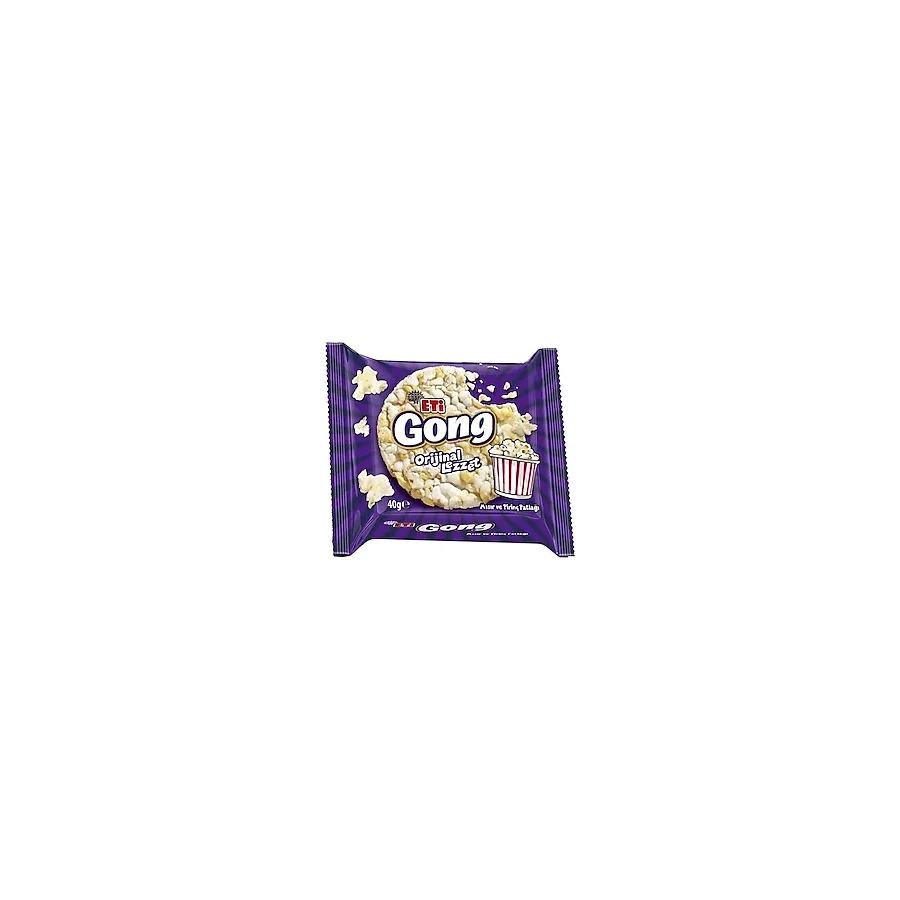 Eti Gong 40 gr 18'li Paket Mısır ve Pirinç Patlağı