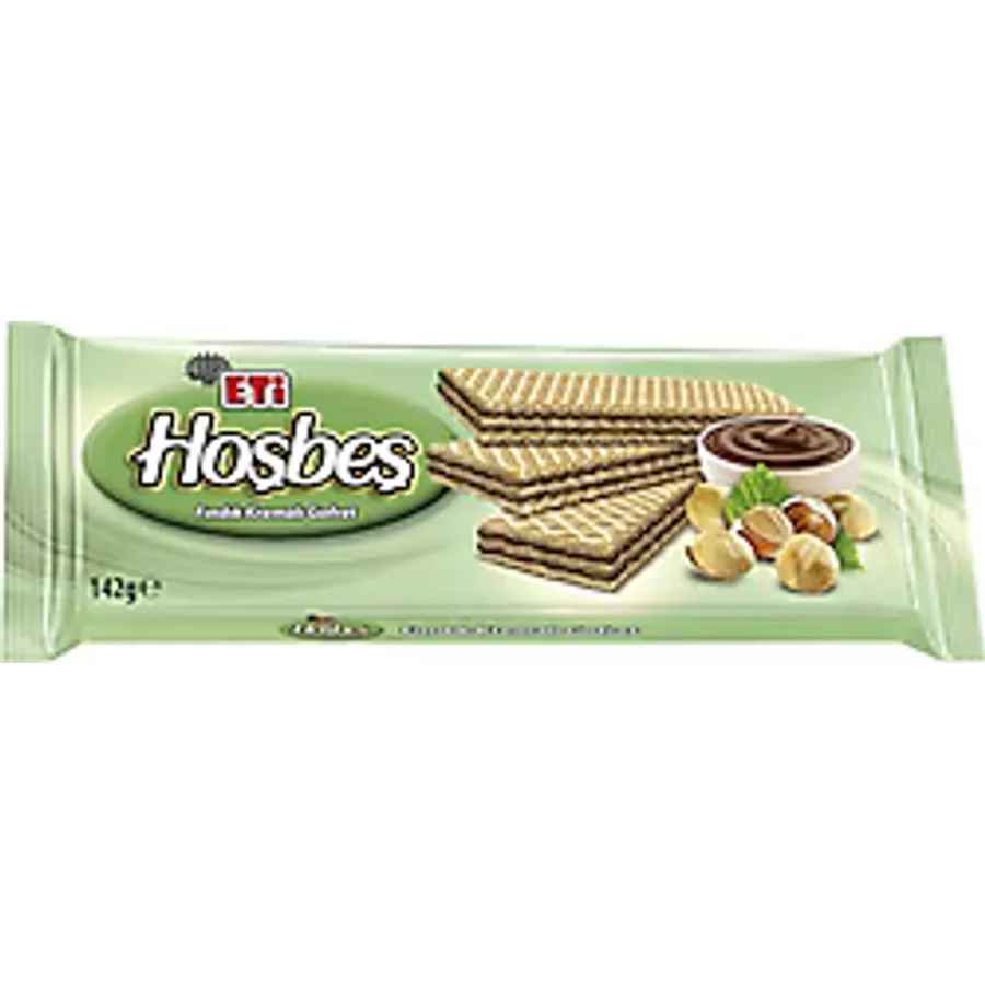 Eti Hoşbeş Fındık Kremalı Gofret 142 gr