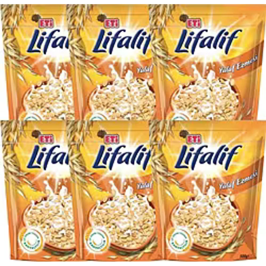 Eti Lifalif 500 gr 6'lı Paket Yulaf Ezmesi