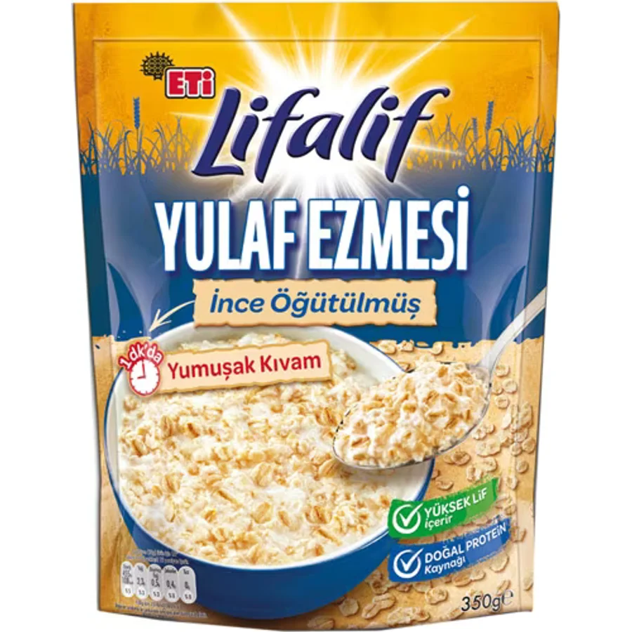 Eti Lifalif İnce Öğütülmüş Yulaf Ezmesi 350 gr