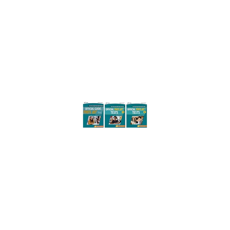 Ets Official Guide To The Toefl Ibt Test + Volume 1 + Volume 2 - 3 Kitap + 3 Cd