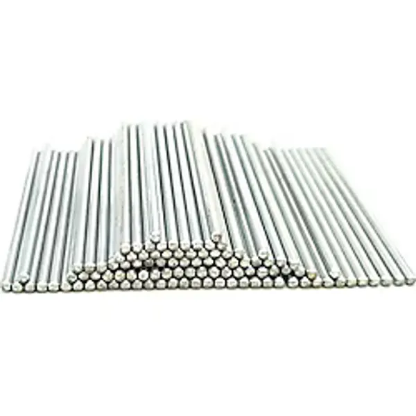 EUDAX 100 Adet STEM Oyuncak Şaft Yuvarlak Çubuk Aks Kendin Yap Oyuncak RC Araba Tekne Helikopter Model Parçası (2 mm x 50 mm)